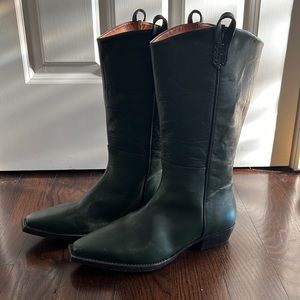 Free People Black Heeled Boots